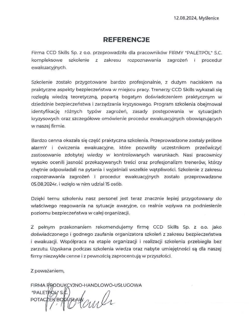 Referencje